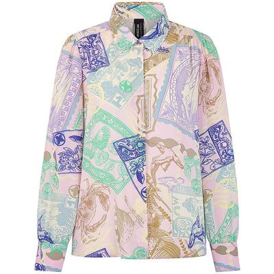 Marc Cain Blouse rose 44 - Publicité Marc Cain Blouse rose 44 - Publicité