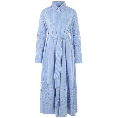 Marc Cain Maxi robe bleu 44 - Publicité Marc Cain Maxi robe bleu 44 - Publicité