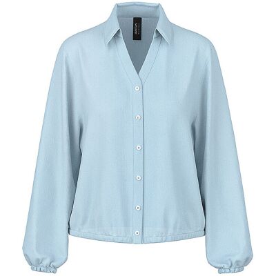 Marc Cain Blouse bleu 44 - Publicité Marc Cain Blouse bleu 44 - Publicité