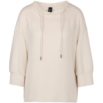 Marc Cain Blouse-chemise crème 38 - Publicité Marc Cain Blouse-chemise crème 38 - Publicité