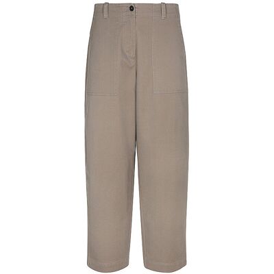Marc O'Polo Pantalon Barrel Leg marron 44 - Publicité Marc O'Polo Pantalon Barrel Leg marron 44 - Publicité