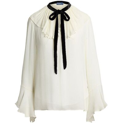 Ralph Lauren Blouse crème 34 - Publicité Ralph Lauren Blouse crème 34 - Publicité