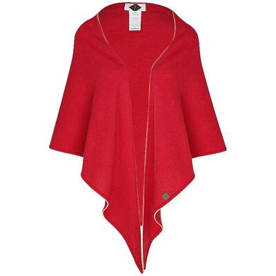 Stapf Cape - Poncho BIBI rouge - Publicité Stapf Cape - Poncho BIBI rouge - Publicité