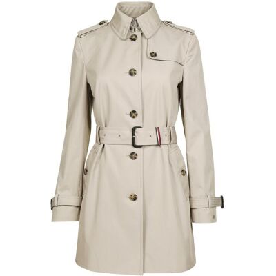 Tommy Hilfiger Trench-coat beige XS - Publicité Tommy Hilfiger Trench-coat beige XS - Publicité