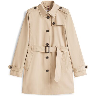 Tommy Hilfiger Trench-coat beige S - Publicité Tommy Hilfiger Trench-coat beige S - Publicité