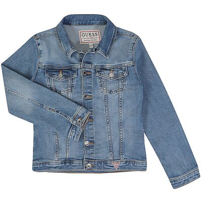 Guess Veste en jean pour fille bleu 140 - Publicité Guess Veste en jean pour fille bleu 140 - Publicité