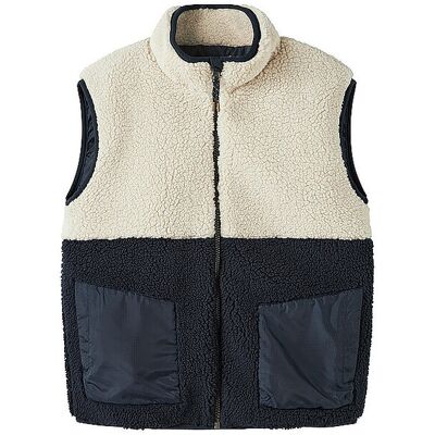Name It Gilet garçon aspect fourrure NKMMACEY bleu marine 158 - Publicité Name It Gilet garçon aspect fourrure NKMMACEY bleu marine 158 - Publicité
