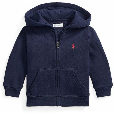 Ralph Lauren Sweat-shirt zippé pour bébé bleu marine 68 - Publicité Ralph Lauren Sweat-shirt zippé pour bébé bleu marine 68 - Publicité
