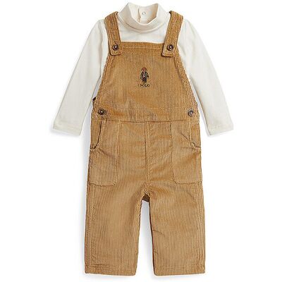 Ralph Lauren Ensemble bébé 2 pièces body et grenouillère marron 68 - Publicité Ralph Lauren Ensemble bébé 2 pièces body et grenouillère marron 68 - Publicité