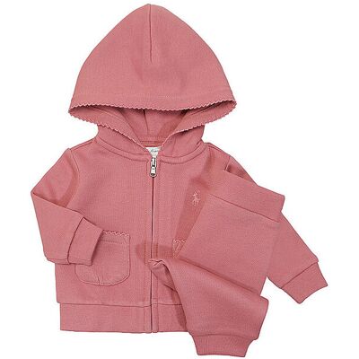 Ralph Lauren Ensemble bébé 2 pièces sweat zippé et pantalon cuivre 92 - Publicité Ralph Lauren Ensemble bébé 2 pièces sweat zippé et pantalon cuivre 92 - Publicité