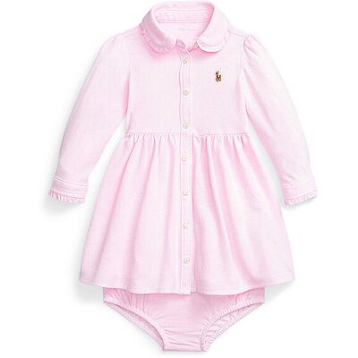 Ralph Lauren Robe bébé fille rose 74 - Publicité Ralph Lauren Robe bébé fille rose 74 - Publicité