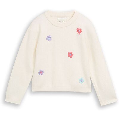 Tom Tailor Pull pour fille blanc 92-98 - Publicité Tom Tailor Pull pour fille blanc 92-98 - Publicité