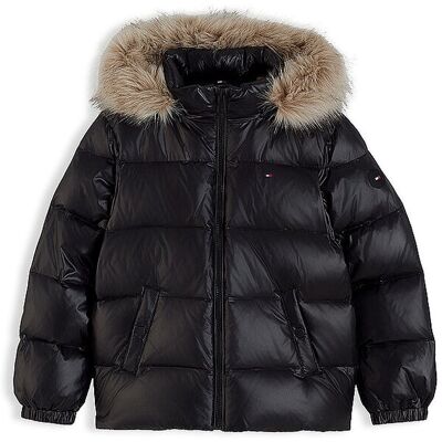 Tommy Hilfiger Doudoune ESSENTIAL pour fille noir 152 - Publicité Tommy Hilfiger Doudoune ESSENTIAL pour fille noir 152 - Publicité