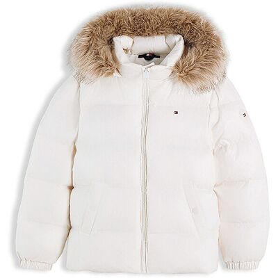 Tommy Hilfiger Doudoune ESSENTIAL pour fille blanc 164 - Publicité Tommy Hilfiger Doudoune ESSENTIAL pour fille blanc 164 - Publicité