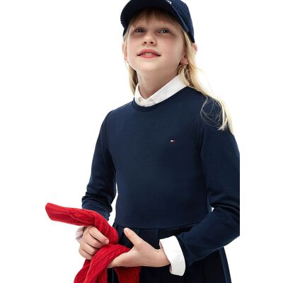 Tommy Hilfiger Robe fille bleu marine 152 - Publicité Tommy Hilfiger Robe fille bleu marine 152 - Publicité