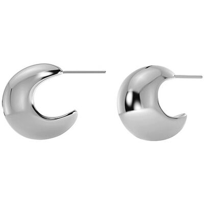 Edblad Creolen BOLD CREOLES Small Steel argent - Publicité Edblad Creolen BOLD CREOLES Small Steel argent - Publicité