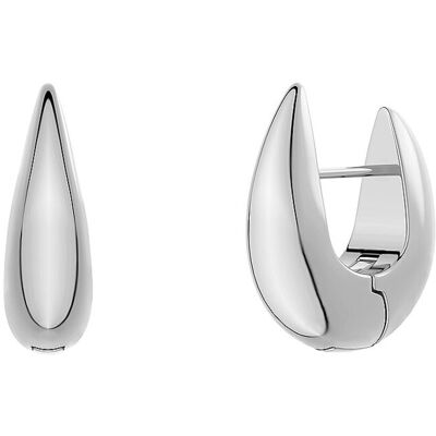 Edblad Boucles d'oreilles CREST HOOPS Small Steel argent - Publicité Edblad Boucles d'oreilles CREST HOOPS Small Steel argent - Publicité