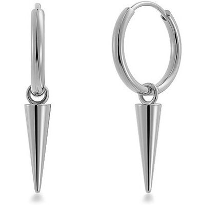 Edblad Boucles d'oreilles PEAK HOOPS Steel argent - Publicité Edblad Boucles d'oreilles PEAK HOOPS Steel argent - Publicité