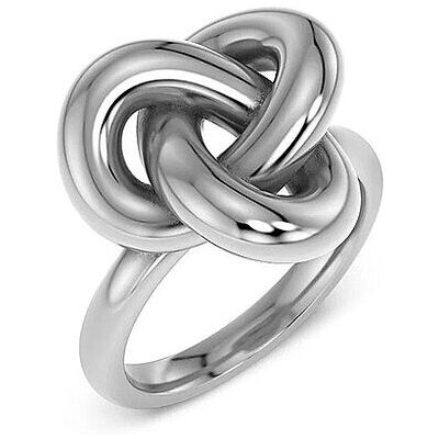 Edblad Bague INFINITY KNOT RING Large Steel argent L - Publicité Edblad Bague INFINITY KNOT RING Large Steel argent L - Publicité