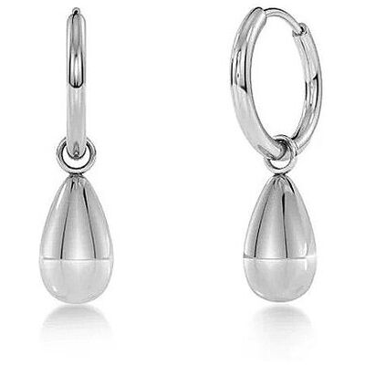Edblad Boucles d'oreilles DROP MINI HOOPS teel argent - Publicité Edblad Boucles d'oreilles DROP MINI HOOPS teel argent - Publicité
