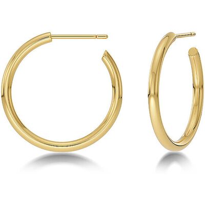 Edblad Boucles d'oreilles HOOPS Medium Gold or - Publicité Edblad Boucles d'oreilles HOOPS Medium Gold or - Publicité