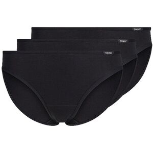 Skiny Slip lot de 3 COTTON ESSENTIALS black noir 36 - Publicité Skiny Slip lot de 3 COTTON ESSENTIALS black noir 36 - Publicité