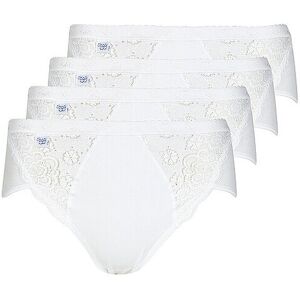 Sloggi Slip Midi Chic lot de 4 (Blanc) blanc 46 - Publicité Sloggi Slip Midi Chic lot de 4 (Blanc) blanc 46 - Publicité