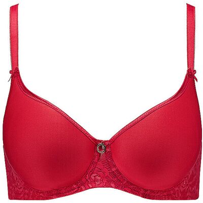 Aubade T-Shirt BH ROSESSENCE gala rouge 80B - Publicité Aubade T-Shirt BH ROSESSENCE gala rouge 80B - Publicité