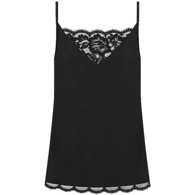 Mey Top - Débardeur CAMISOLE POETRY VOGUE noir noir L - Publicité Mey Top - Débardeur CAMISOLE POETRY VOGUE noir noir L - Publicité