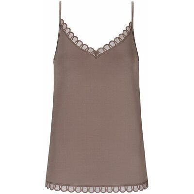 Mey Top - Camisole POETRY TEMPTATION lait et café marron clair XL - Publicité Mey Top - Camisole POETRY TEMPTATION lait et café marron clair XL - Publicité
