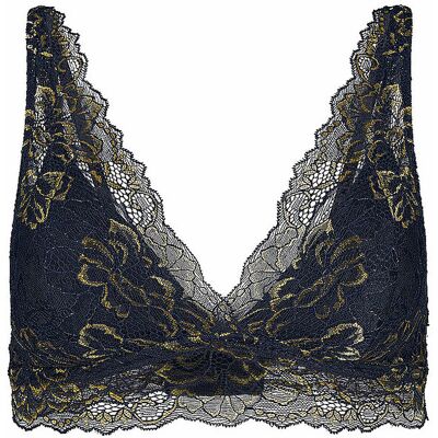 Skiny Soutien-gorge souple LACELEGANCE fancy night bleu marine 38 A/B - Publicité Skiny Soutien-gorge souple LACELEGANCE fancy night bleu marine 38 A/B - Publicité
