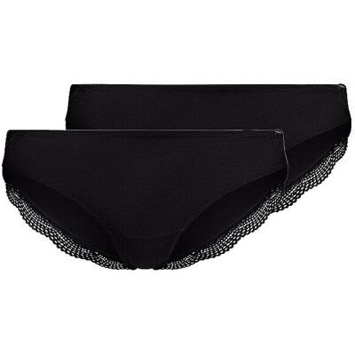 Skiny Slip lot de 2 CLASSICOTTON noir noir 42 - Publicité Skiny Slip lot de 2 CLASSICOTTON noir noir 42 - Publicité