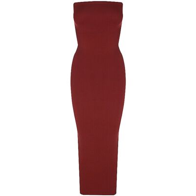 Wolford Robe midi FATAL rouge foncé S - Publicité Wolford Robe midi FATAL rouge foncé S - Publicité