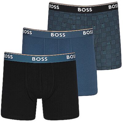 Boss Lot de 3 boxers open miscellane bleu XL - Publicité Boss Lot de 3 boxers open miscellane bleu XL - Publicité