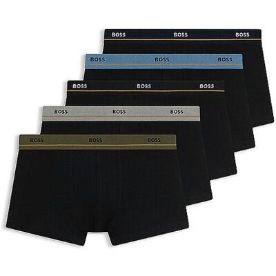 Boss Pans Lot de 5 noir noir M - Publicité Boss Pans Lot de 5 noir noir M - Publicité