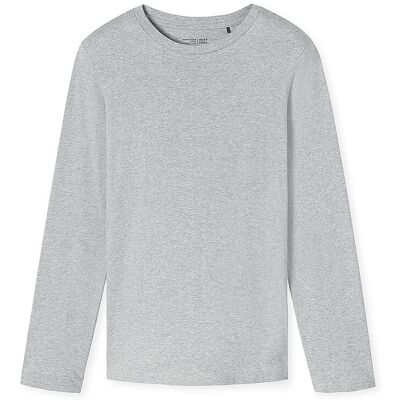 Schiesser Pyjama T-shirt manches longues gris chiné gris 50 - Publicité Schiesser Pyjama T-shirt manches longues gris chiné gris 50 - Publicité