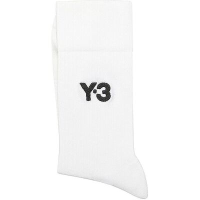 Y-3 Chaussettes blanc L - Publicité Y-3 Chaussettes blanc L - Publicité