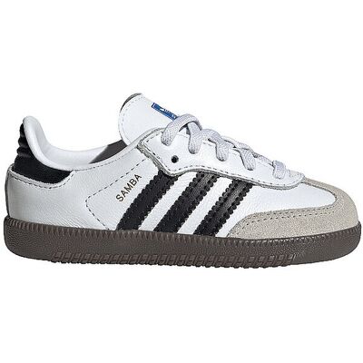 Adidas Sneakers SAMBA OG EL I pour enfants blanc 26 - Publicité Adidas Sneakers SAMBA OG EL I pour enfants blanc 26 - Publicité