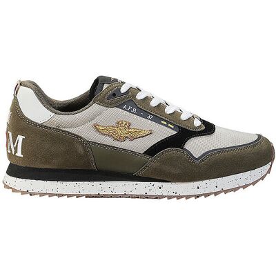 Aeronautica Militare Baskets vert 42 - Publicité Aeronautica Militare Baskets vert 42 - Publicité