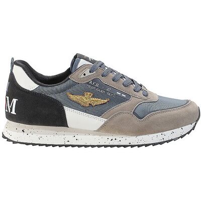Aeronautica Militare Sneaker gris clair 45 - Publicité Aeronautica Militare Sneaker gris clair 45 - Publicité