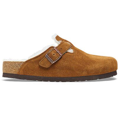Birkenstock Clogs BOSTON SHEARLING SUEDE camel 41 - Publicité Birkenstock Clogs BOSTON SHEARLING SUEDE camel 41 - Publicité