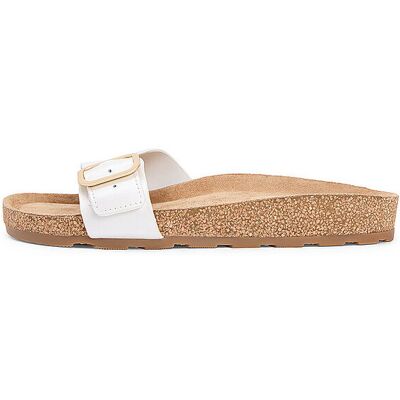 Tommy Hilfiger Pantoletten TH CLASSIC blanc 40 - Publicité Tommy Hilfiger Pantoletten TH CLASSIC blanc 40 - Publicité
