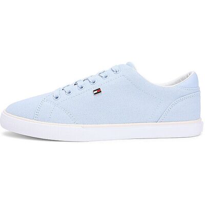 Tommy Hilfiger Sneaker TH LOW bleu clair 40 - Publicité Tommy Hilfiger Sneaker TH LOW bleu clair 40 - Publicité