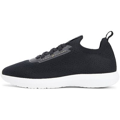 Tommy Hilfiger Sneaker TH KNIT noir 40 - Publicité Tommy Hilfiger Sneaker TH KNIT noir 40 - Publicité