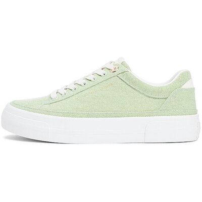 Tommy Hilfiger Sneaker TH FOXING vert clair 37 - Publicité Tommy Hilfiger Sneaker TH FOXING vert clair 37 - Publicité