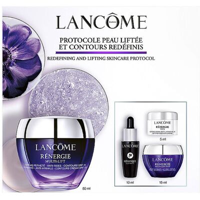 Lancome Coffret Cadeau - Rénergie Multi-Lift Routine Set 50ml / 15ml / 10ml / 5ml - Publicité Lancome Coffret Cadeau - Rénergie Multi-Lift Routine Set 50ml / 15ml / 10ml / 5ml - Publicité