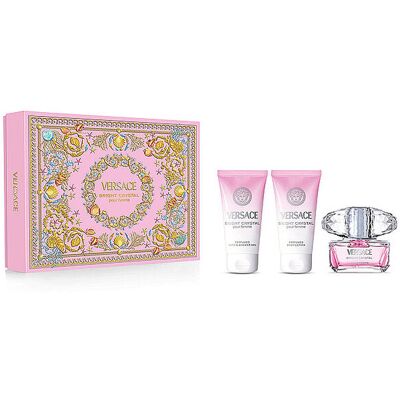 Versace Coffret Cadeau - Bright Crystal Eau de Toilette Set 3x50ml - Publicité Versace Coffret Cadeau - Bright Crystal Eau de Toilette Set 3x50ml - Publicité