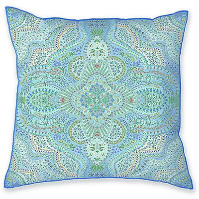 Studio Coussin garni MOON FLOWER 53x53cm Bleu clair bleu clair - Publicité Studio Coussin garni MOON FLOWER 53x53cm Bleu clair bleu clair - Publicité