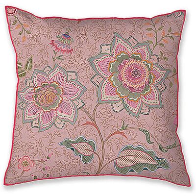 Studio Coussin garni MUMBAI MORNING 53x53cm rose baie - Publicité Studio Coussin garni MUMBAI MORNING 53x53cm rose baie - Publicité