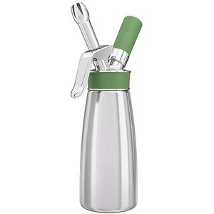 Isi Siphon à crème GREEN WHIP ECO 0,5l Inox / Vert argent - Publicité Isi Siphon à crème GREEN WHIP ECO 0,5l Inox / Vert argent - Publicité
